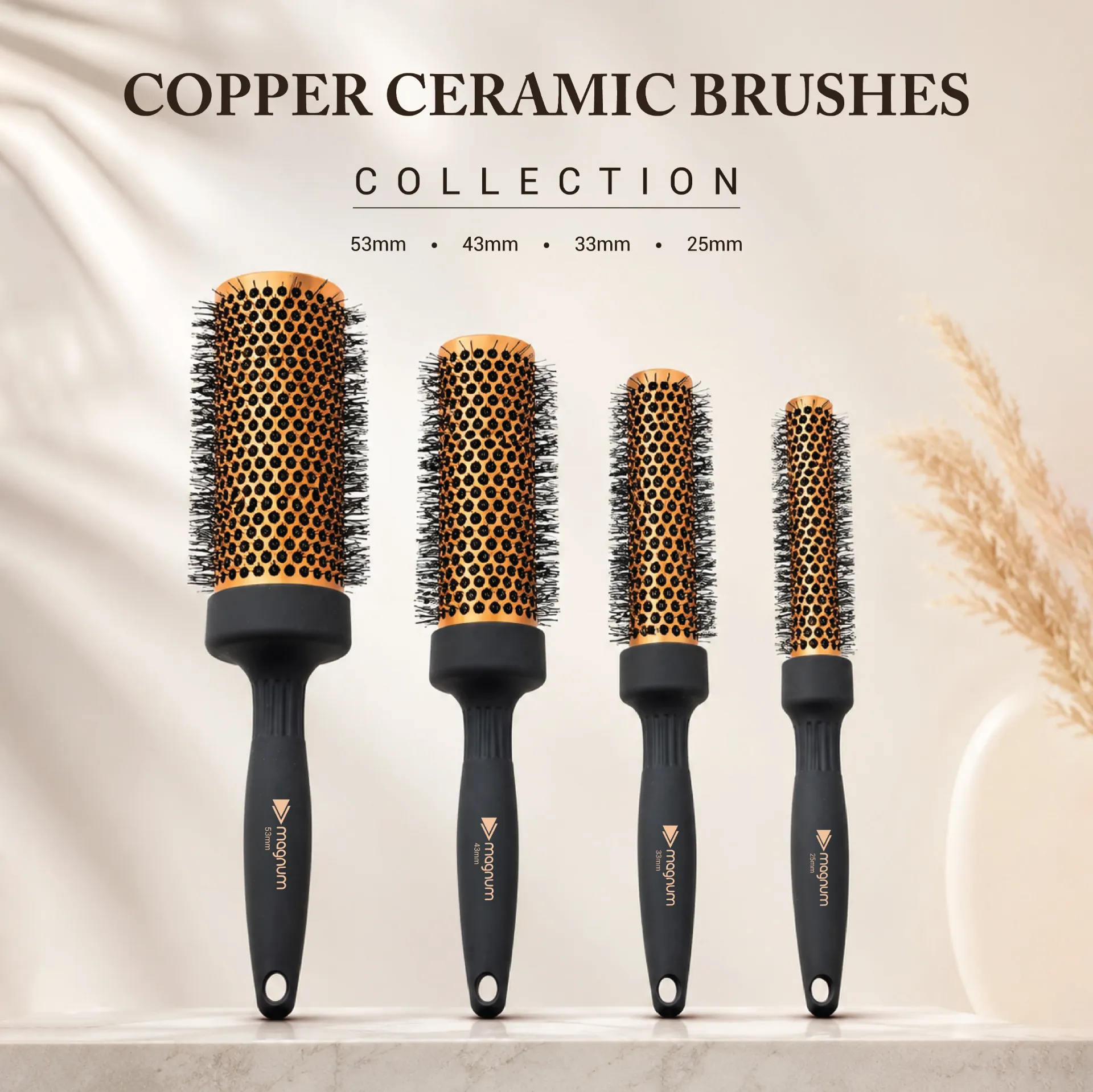 Magnum Copper Ceramic Brushes